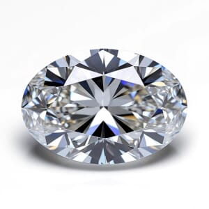 Luxuriant Lab Grown Diamond (Oval) (E-F, VS1) 3.00 ctw