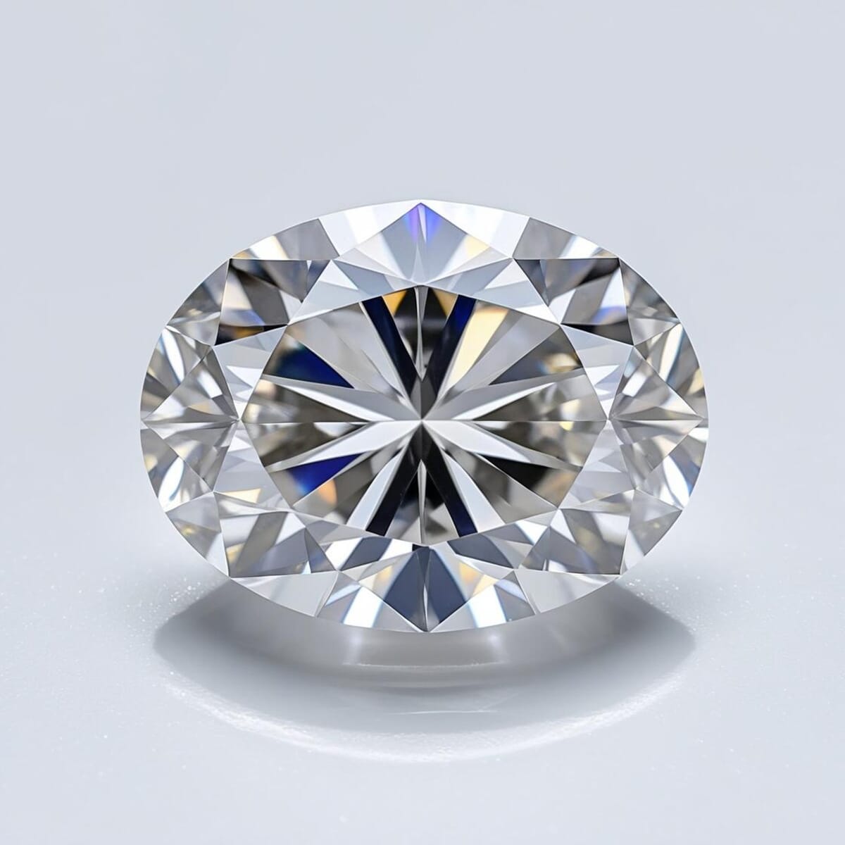 Luxuriant Lab Grown Diamond (Oval) (E-F, VS1) 3.00 ctw image number 3