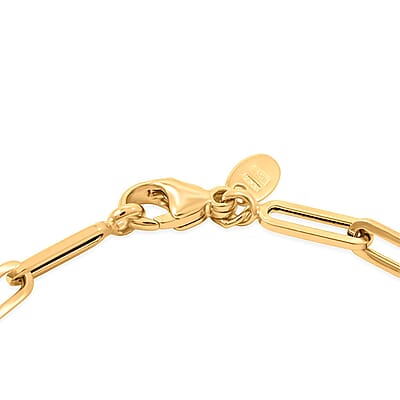 5.5mm Paper Clip Chain Bracelet in 10K Yellow Gold (8.00 In) 6.20 Grams