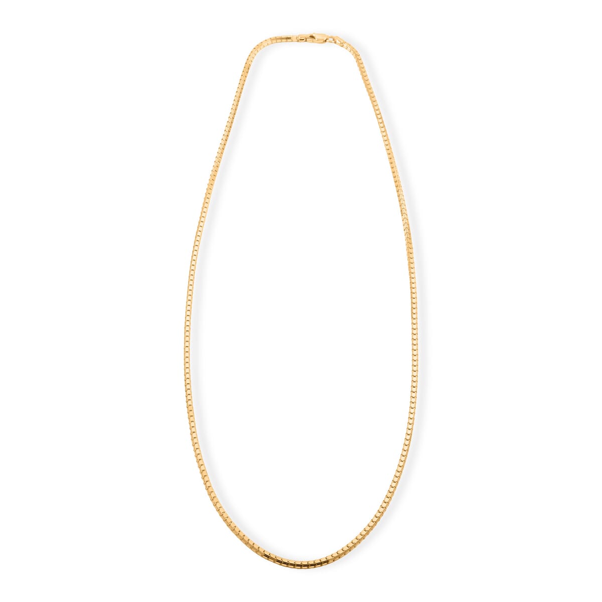 2mm Modena Necklace in 10K Yellow Gold 4.50 Grams 18 Inches image number 2