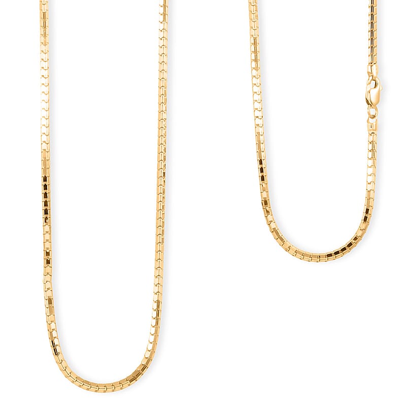 2mm Modena Necklace in 10K Yellow Gold 5.5 Grams 22 Inches