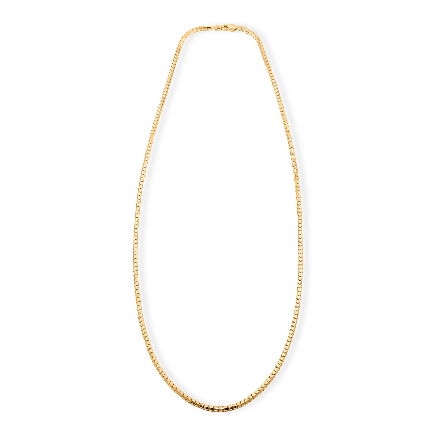 2mm Modena Necklace in 10K Yellow Gold 5.5 Grams 22 Inches