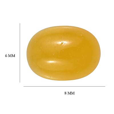 AA Yellow Jade (D) (Ovl 8x6 mm) 1.40 ctw Loose Gemstone