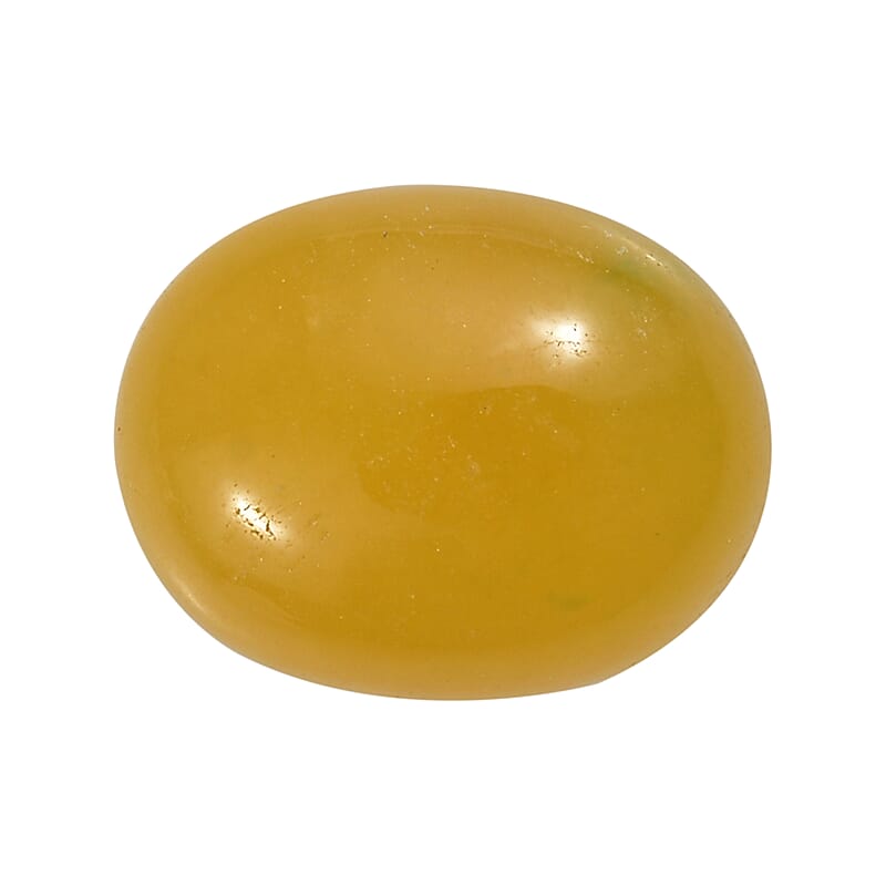 Yellow Jade (D) (Ovl 9x7 mm) 2.22 ctw Loose Gemstone