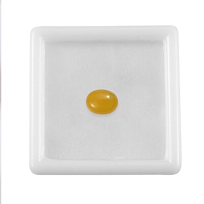 Yellow Jade (D) (Ovl 9x7 mm) 2.22 ctw Loose Gemstone