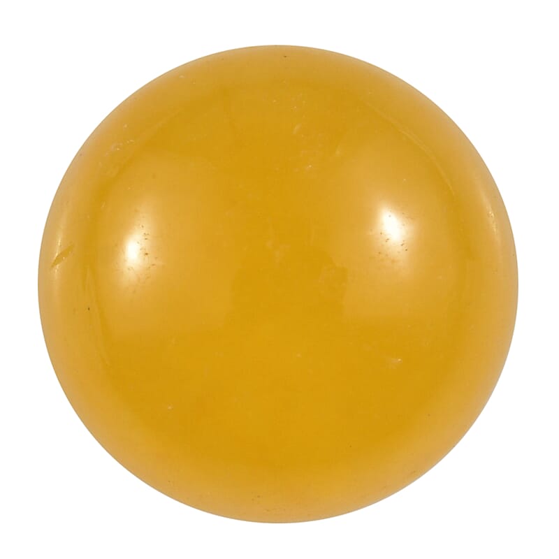 AA Yellow Jade (D) (Rnd 10 mm) 4.81 ctw Loose Gemstone