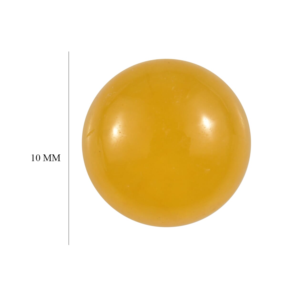 AA Yellow Jade (D) (Rnd 10 mm) 4.81 ctw image number 4
