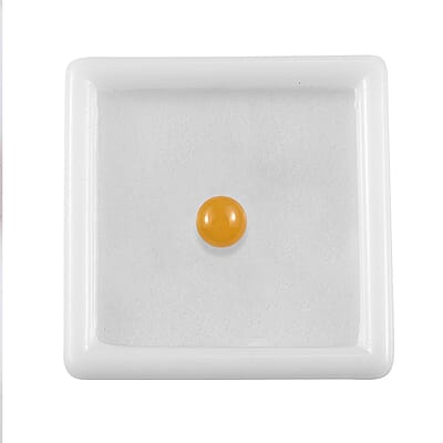 AA Yellow Jade (D) (Rnd 6 mm) 0.95 ctw Loose Gemstone