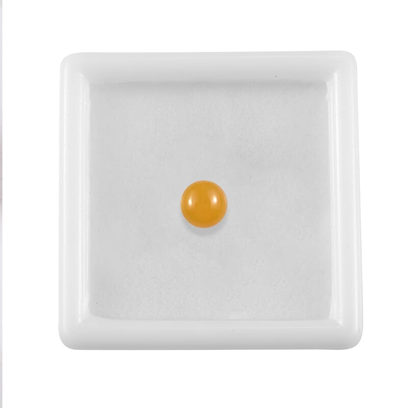 AA Yellow Jade (D) (Rnd 6 mm) 0.95 ctw Loose Gemstone