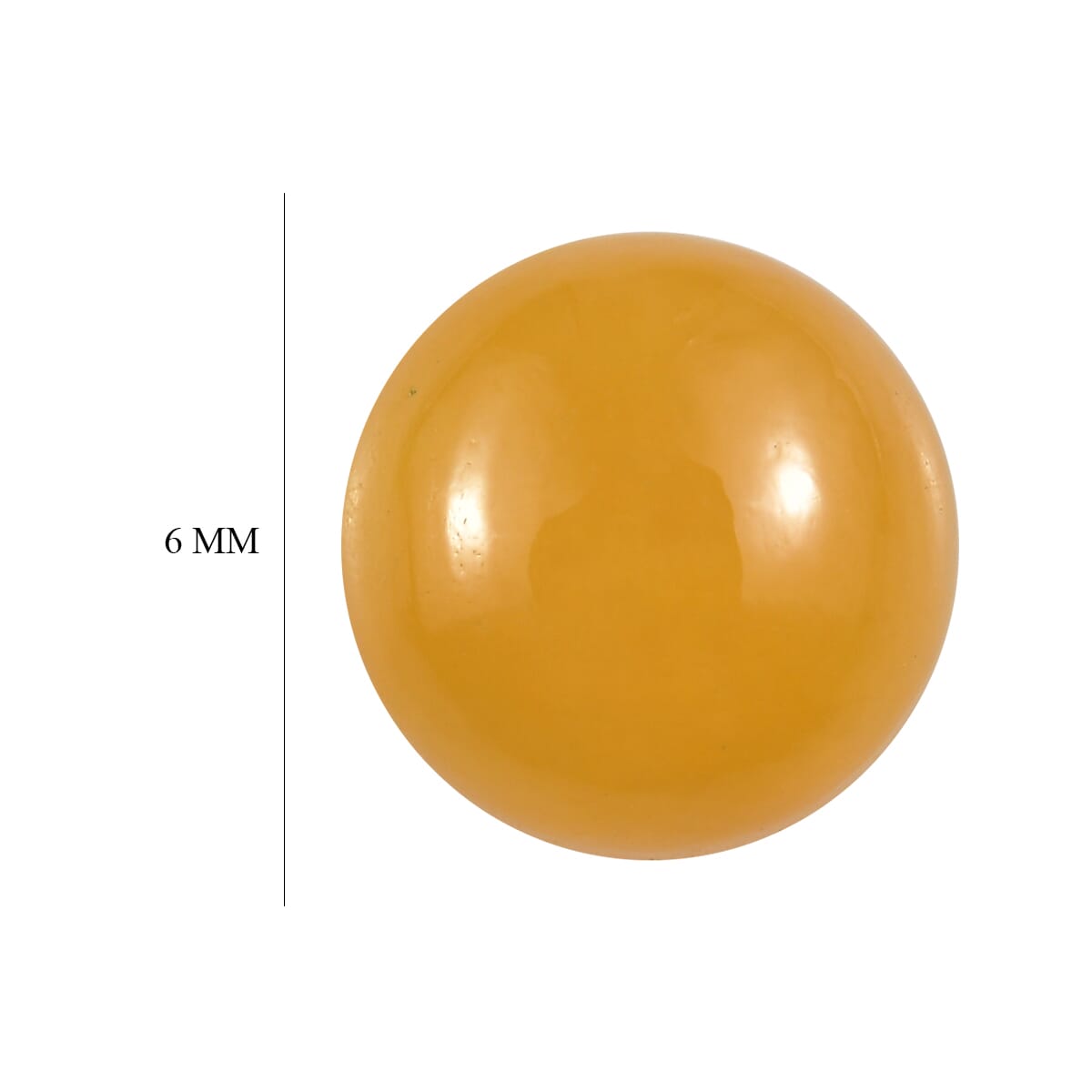 AA Yellow Jade (D) (Rnd 6 mm) 0.95 ctw image number 4