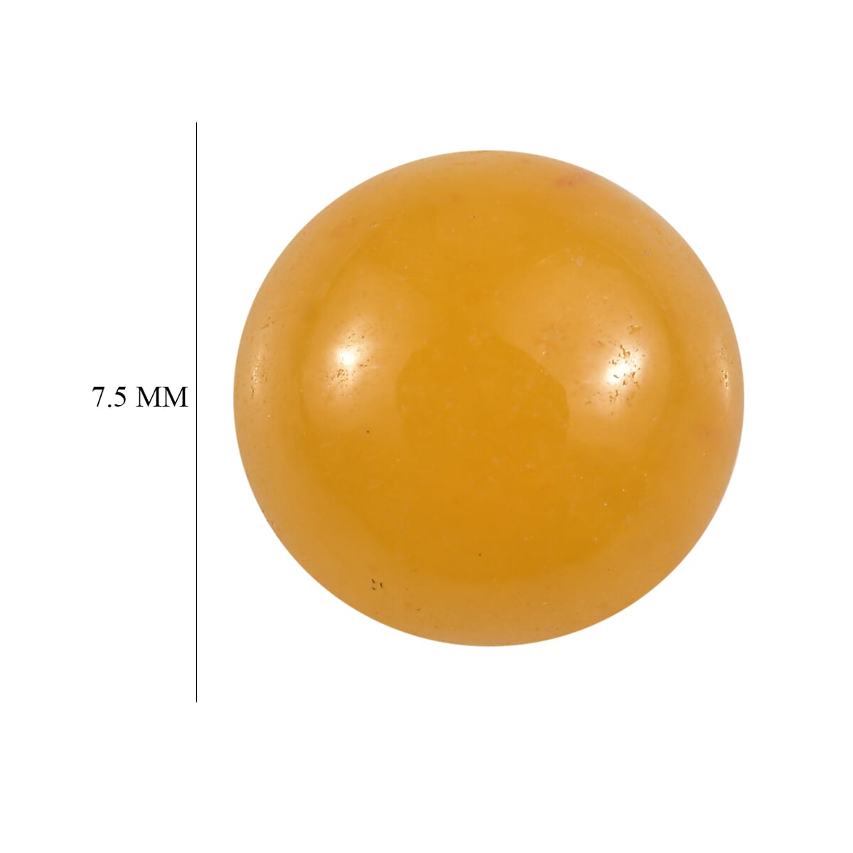 AA Yellow Jade (D) (Rnd 7.5 mm) 1.62 ctw image number 4