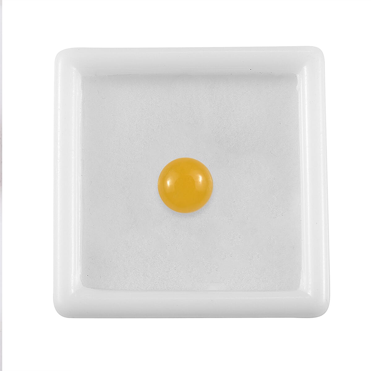 Yellow Jade (D) (Rnd 8 mm) 2.30 ctw Loose Gemstone