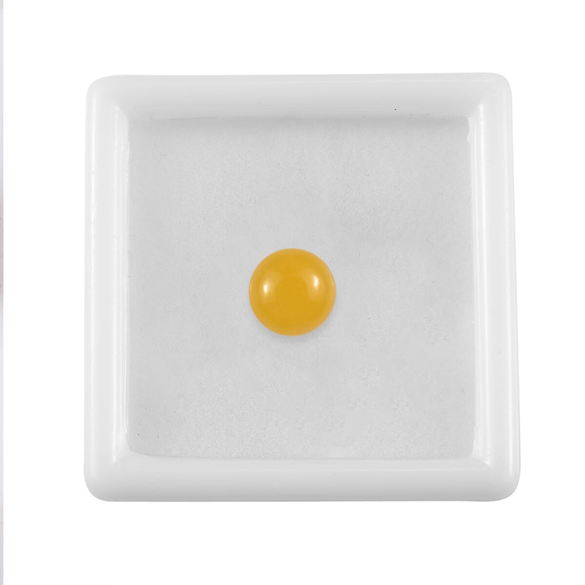 Yellow Jade (D) (Rnd 8 mm) 2.30 ctw Loose Gemstone image number 3