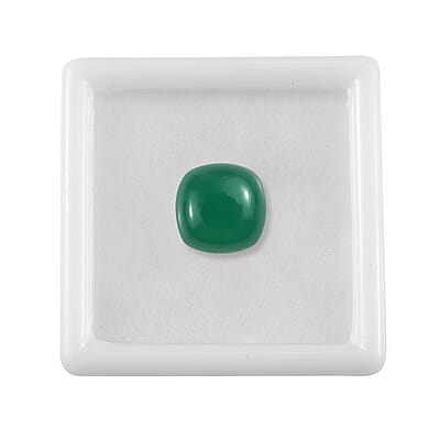 Green Onyx (Cush 11x11 mm) 5.00 ctw Loose Gemstone