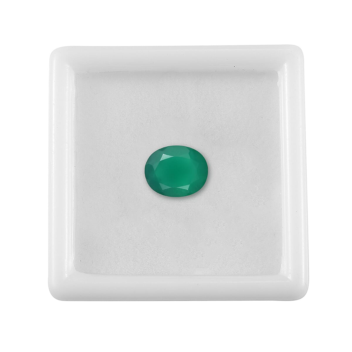 Green Onyx (Ovl 10x8 mm) 2.00 ctw Loose Gemstone