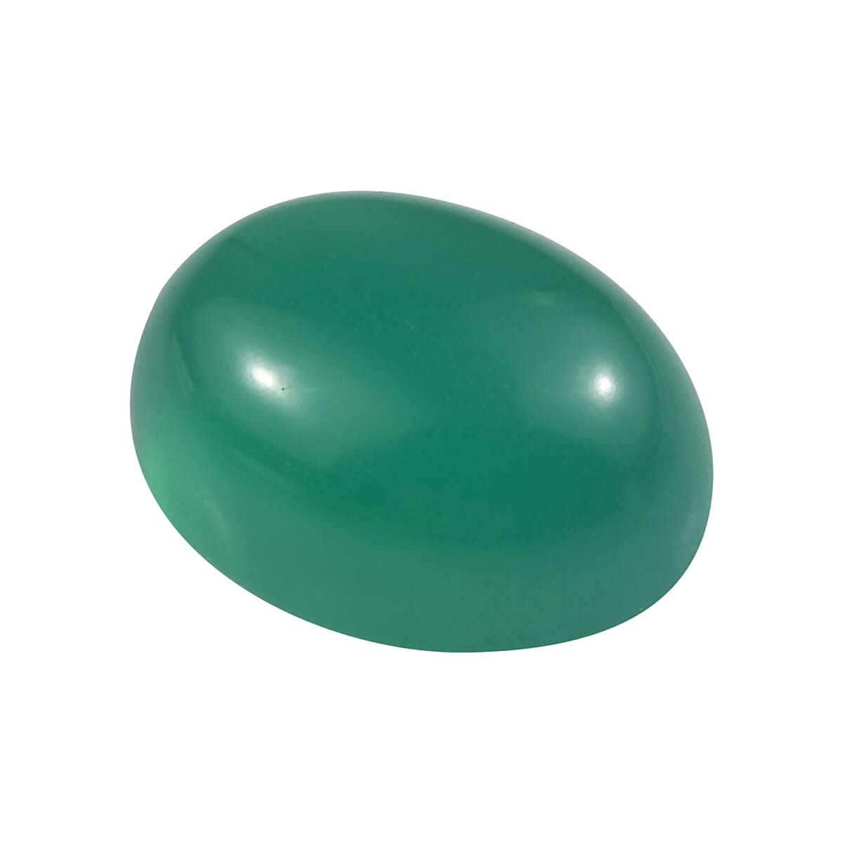 Green Onyx (Ovl 8x6 mm) 1.24 ctw Loose Gemstone image number 2