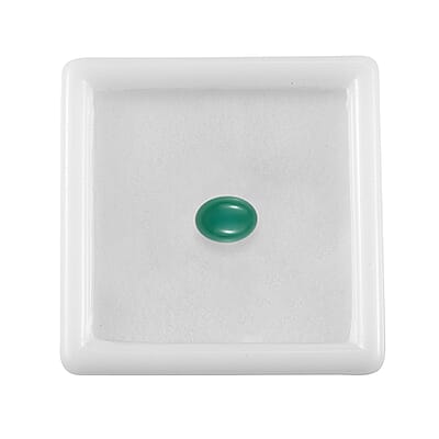 Green Onyx (Ovl 8x6 mm) 1.24 ctw Loose Gemstone
