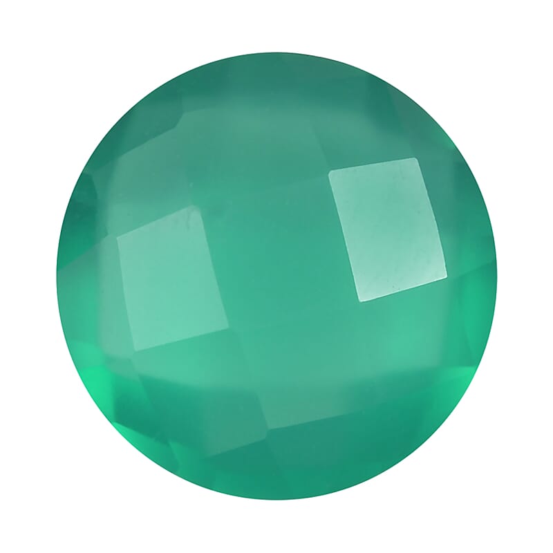 Green Onyx (Rnd 8 mm) 1.40 ctw