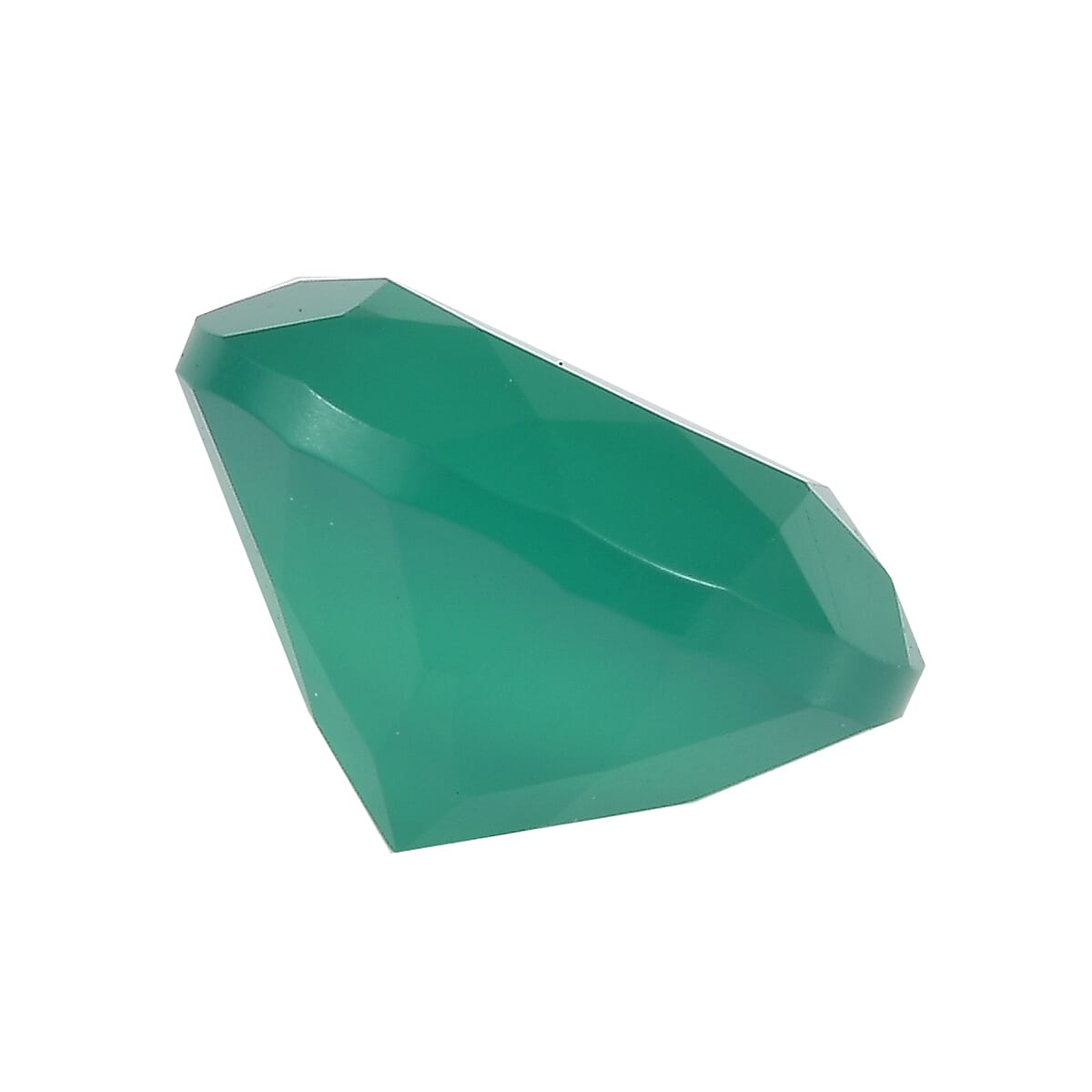 Green Onyx (Rnd 8 mm) 1.45 ctw Loose Gemstone image number 2