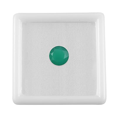 Green Onyx (Rnd 8 mm) 1.45 ctw Loose Gemstone