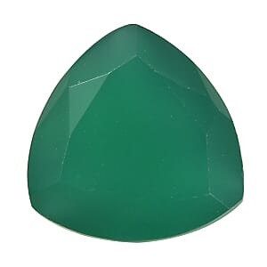 Green Onyx (Trl 9 mm) 2.00 ctw Loose Gemstone