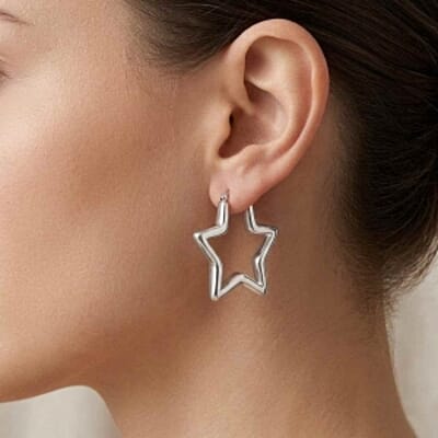 Sterling Silver Earrings 7.62 g