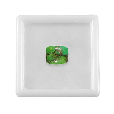 Mojave Green Turquoise (Cush 11x9 mm) 3.43 ctw Loose Gemstone