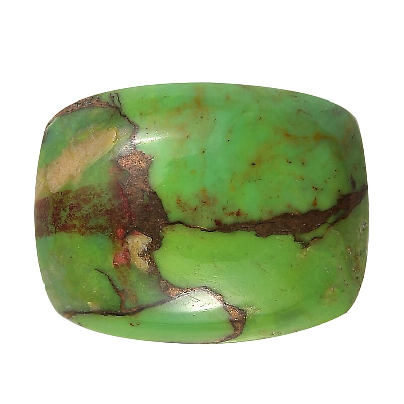 Mojave Green Turquoise (Cush 9x7 mm) 1.60 ctw Loose Gemstone