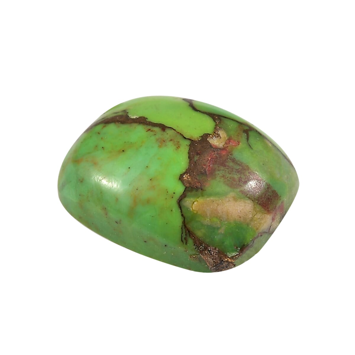 Mojave Green Turquoise (Cush 9x7 mm) 1.60 ctw image number 2