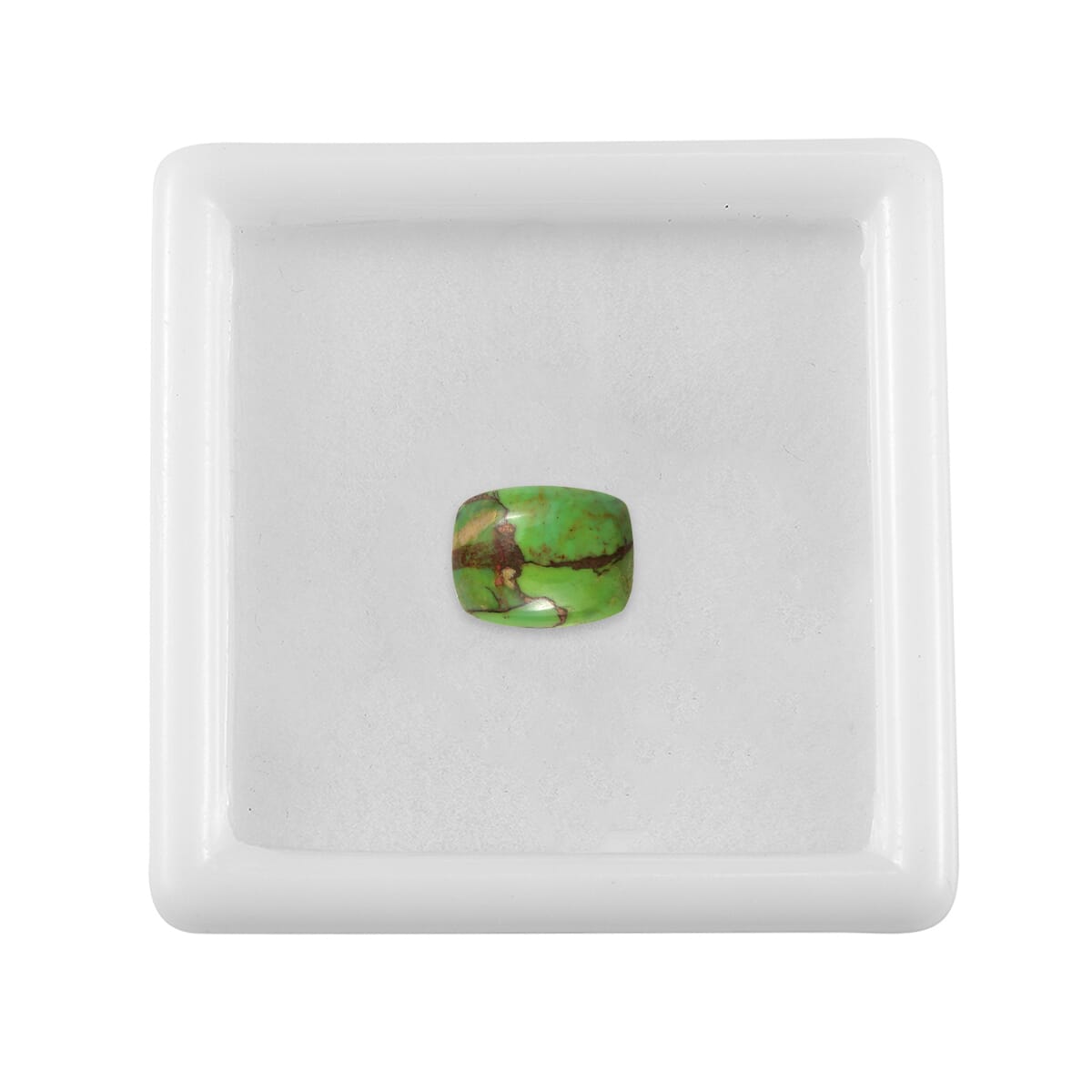 Mojave Green Turquoise (Cush 9x7 mm) 1.60 ctw image number 3