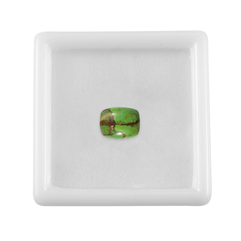 Mojave Green Turquoise (Cush 9x7 mm) 1.60 ctw Loose Gemstone