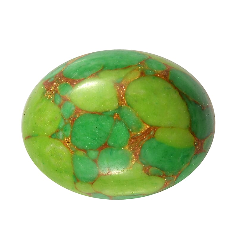 Mojave Green Turquoise (Ovl 10x8 mm) 2.51 ctw Loose Gemstone