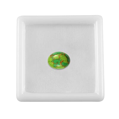 Mojave Green Turquoise (Ovl 10x8 mm) 2.51 ctw Loose Gemstone