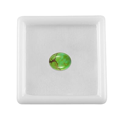 AA Mojave Green Turquoise (Ovl 10x8 mm) 1.60 ctw Loose Gemstone