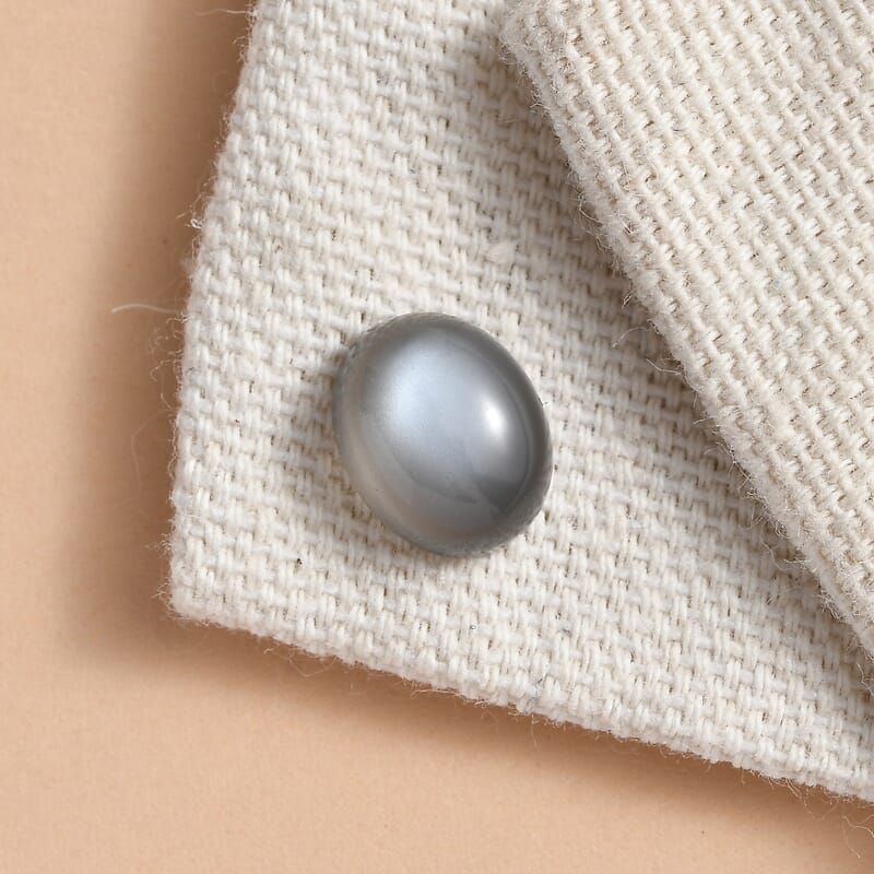Grey Moonstone (Ovl 10x8 mm) 2.23 ctw Loose Gemstone