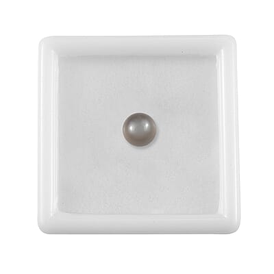 Grey Moonstone (Rnd 6.25 mm) 1.10 ctw Loose Gemstone