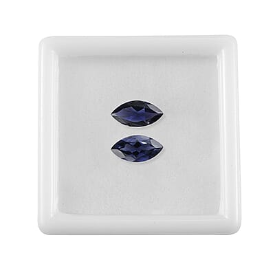 AA Catalina Iolite Set of 2 (Mrq 10x5 mm) 1.58 ctw Loose Gemstone