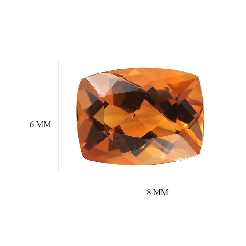 Santa Ana Madeira Citrine (Cush 8x6 mm) 1.24 ctw Loose Gemstone