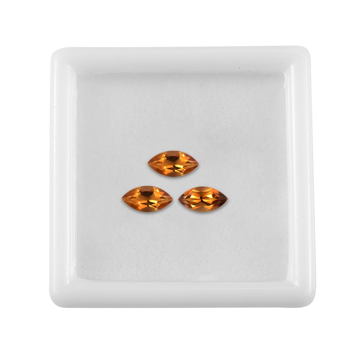 Santa Ana Madeira Citrine Set of 3 (Mrq 8x4 mm) 1.47 ctw image number 3
