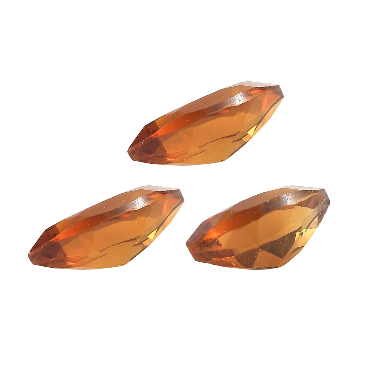 AA Santa Ana Madeira Citrine Set of 3 (Mrq 8x4 mm) 1.51 ctw image number 2