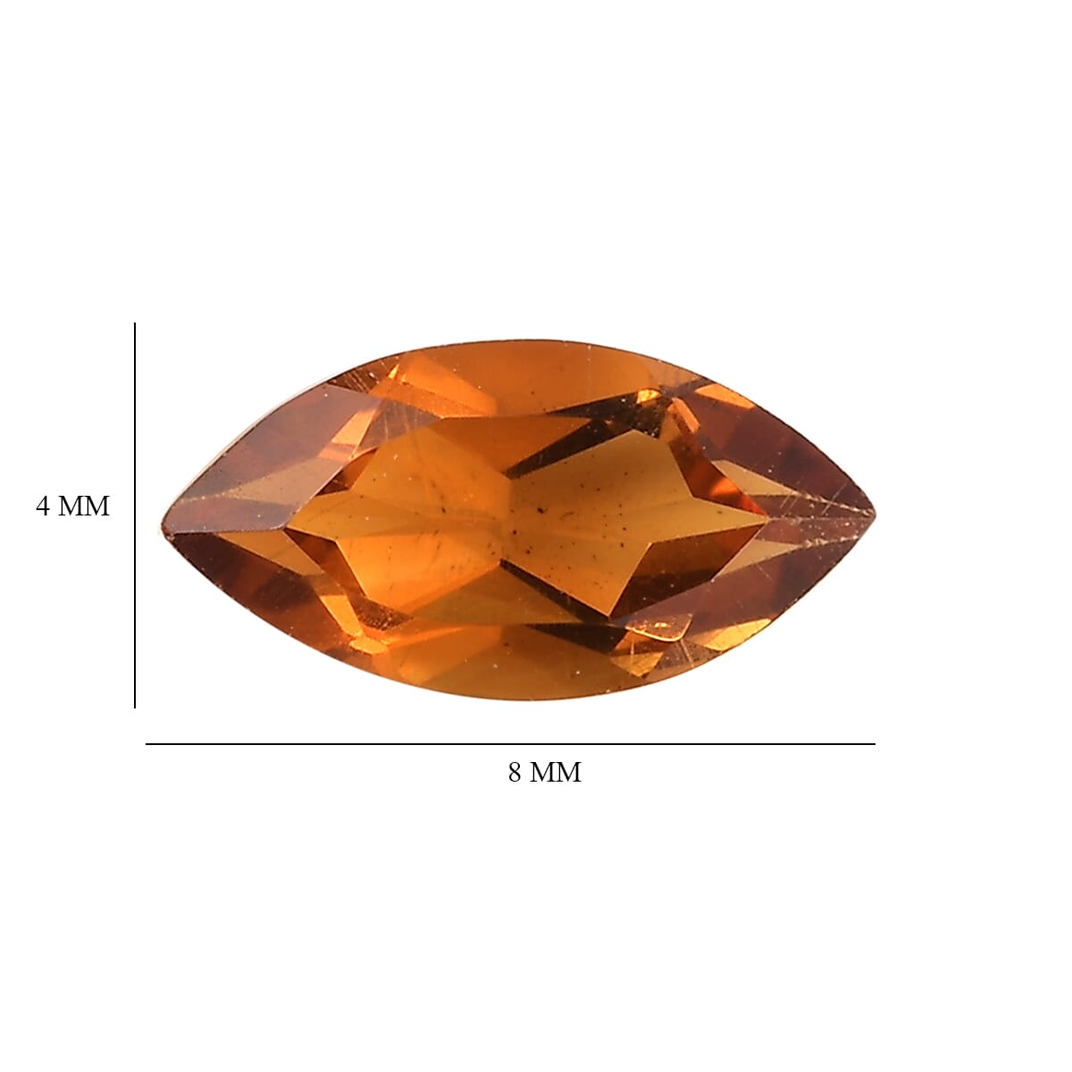 AA Santa Ana Madeira Citrine Set of 3 (Mrq 8x4 mm) 1.51 ctw image number 4