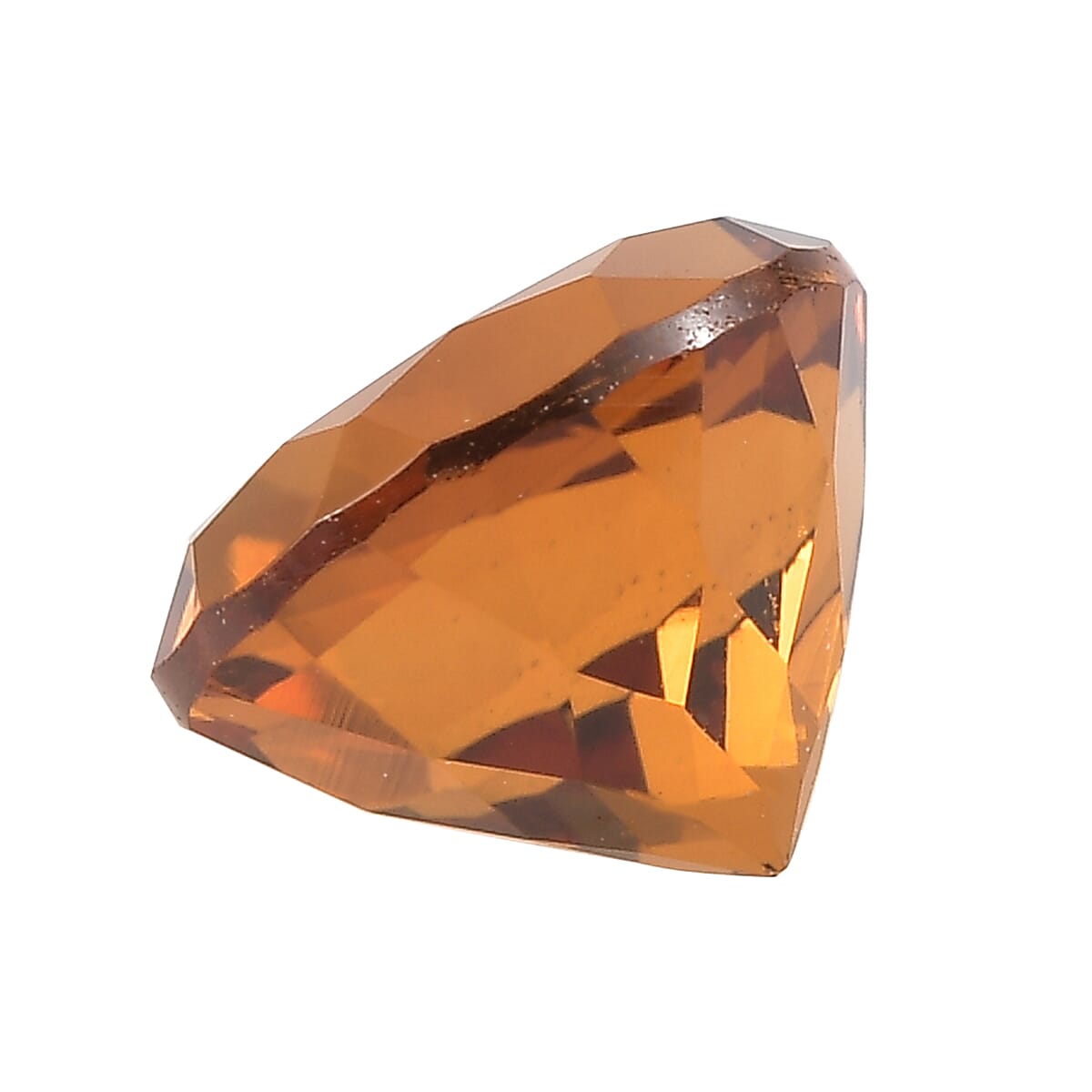 AA Santa Ana Madeira Citrine (Rnd 6 mm) 0.66 ctw Loose Gemstone image number 2