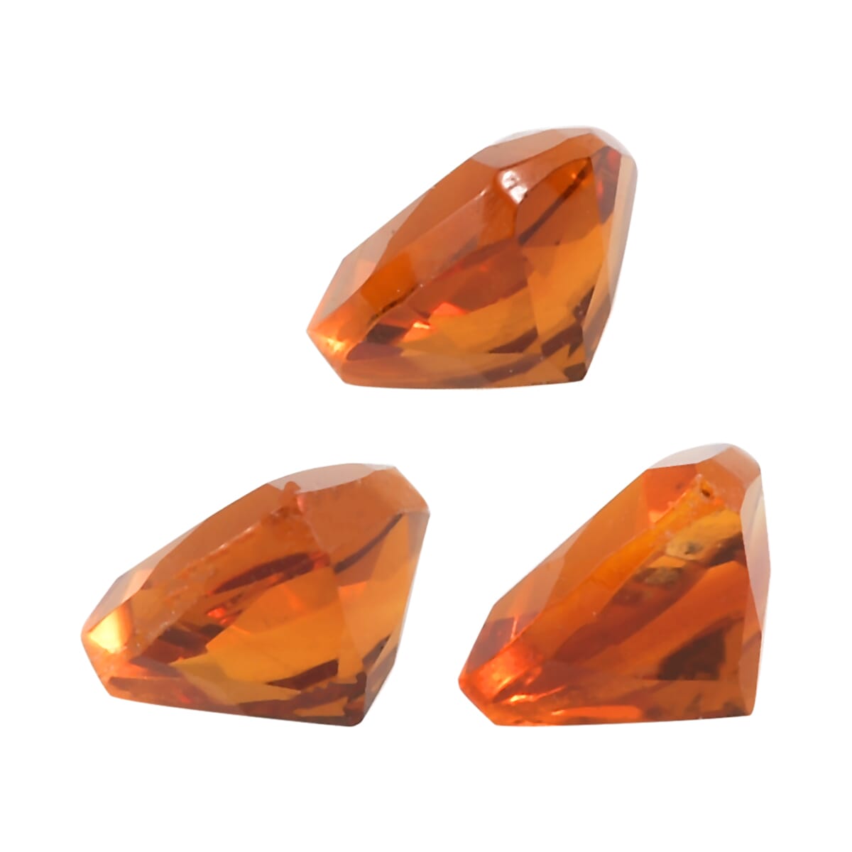 AA Santa Ana Madeira Citrine Set of 3 (Trl 4 mm) 0.61 ctw image number 2