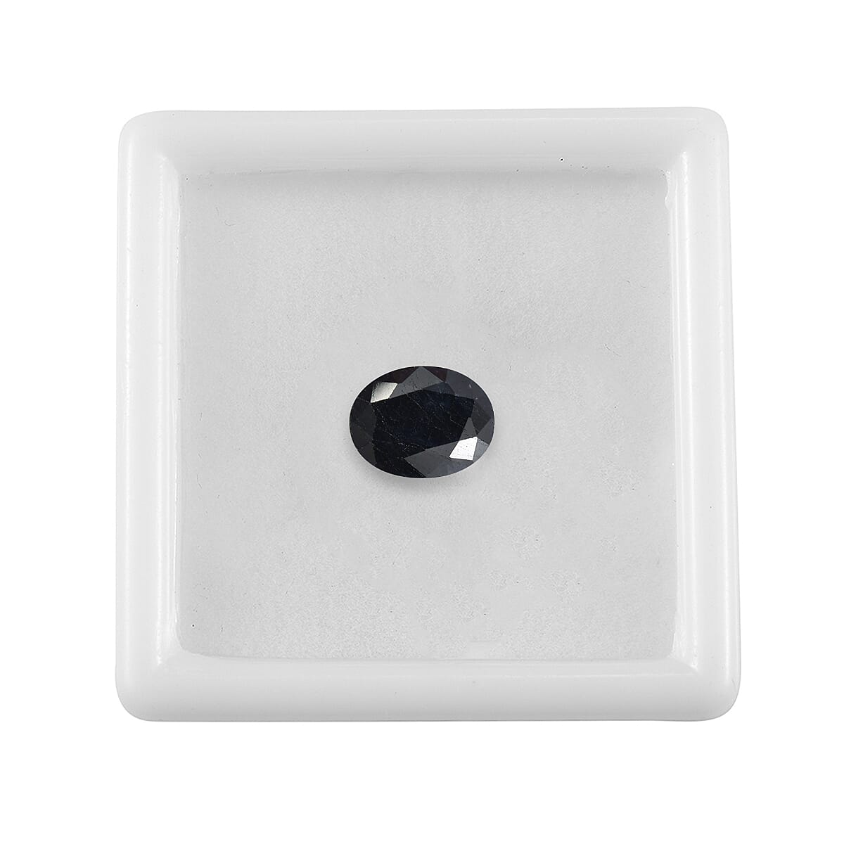 Midnight Sapphire (Ovl 9x7 mm) 2.35 ctw image number 3