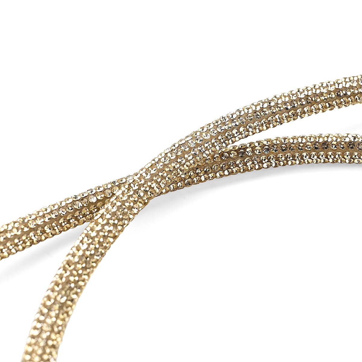 3 IN 1 Crystal Charging Cable with Strap Holder - Gold image number 6