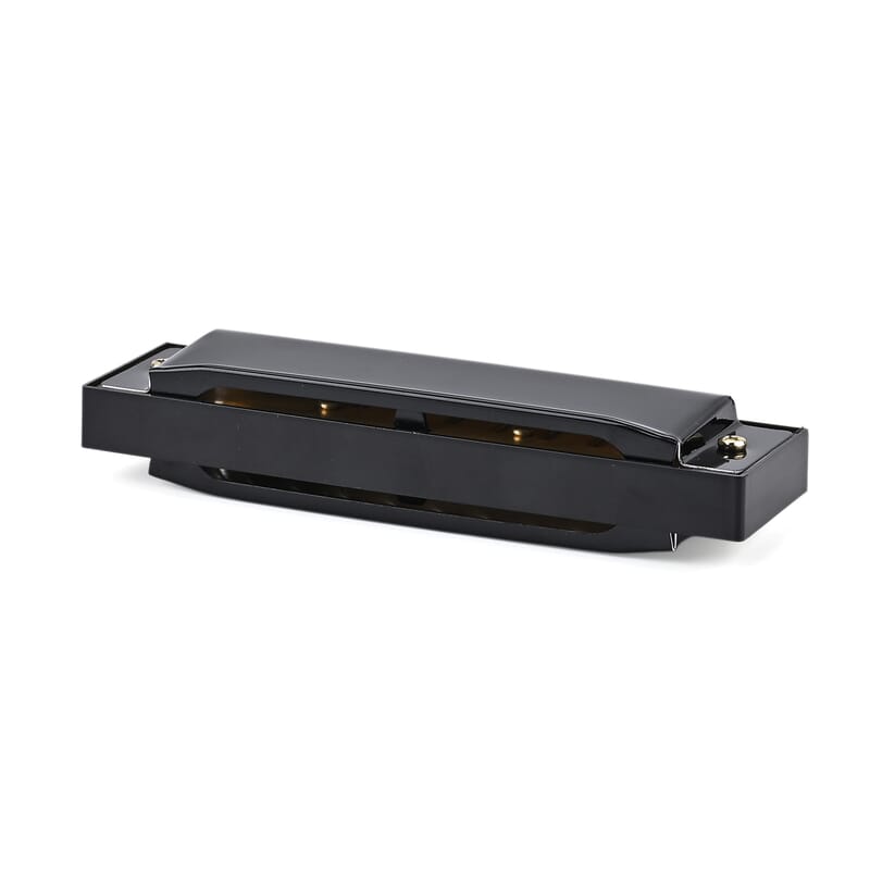 Livmore Black Harmonica with Aluminum Shell