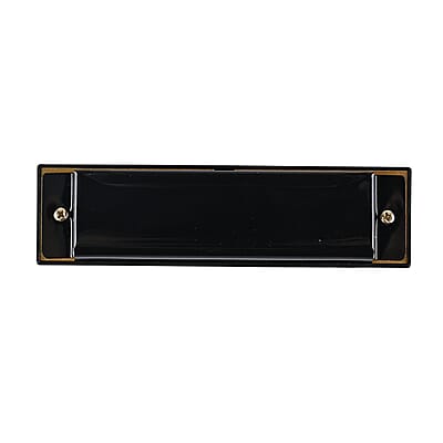 Livmore Black Harmonica with Aluminum Shell