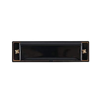 Livmore Black Harmonica with Aluminum Shell