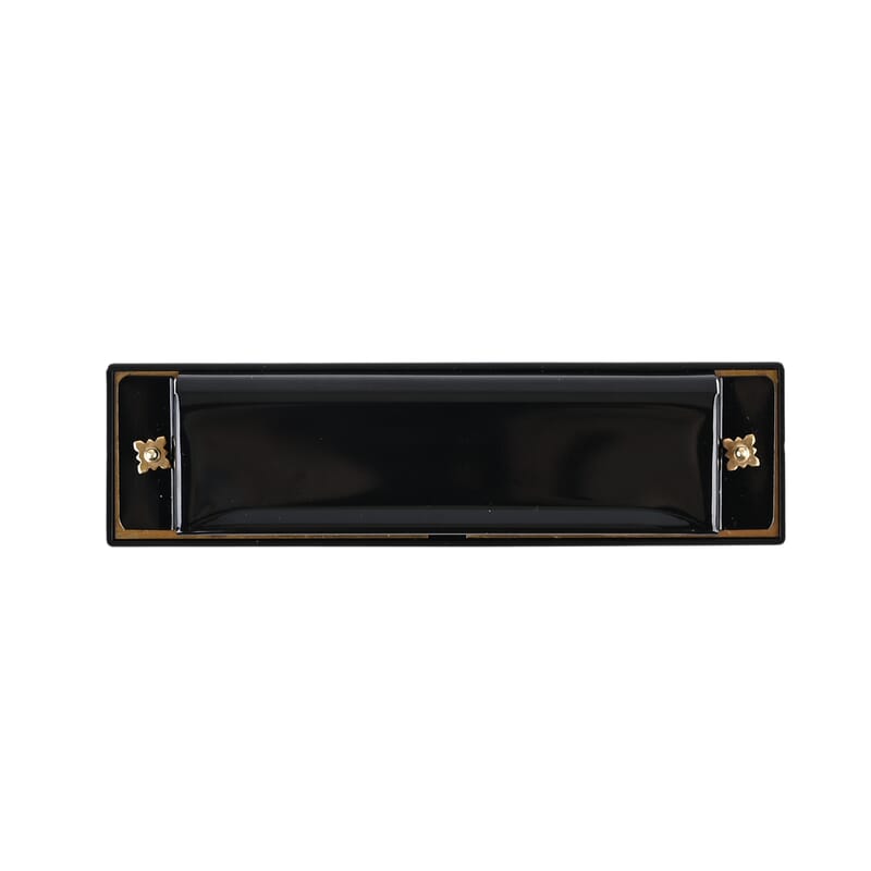 Livmore Black Harmonica with Aluminum Shell