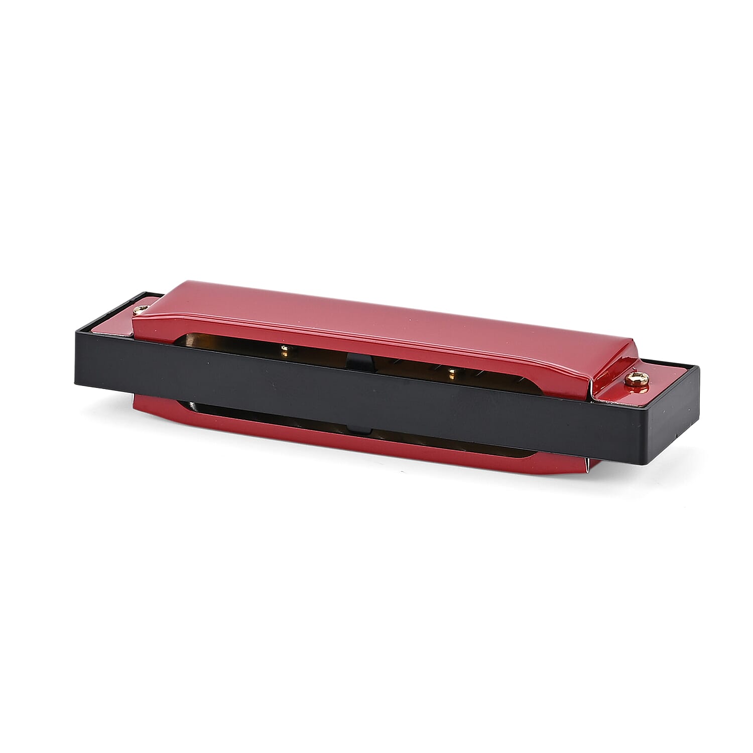 Livmore Red Harmonica with Aluminum Shell